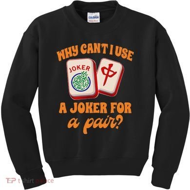 Mahjong Player Mahjong Lover Chinese Mahjong With Mah Kids Sweatshirt