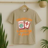 Mahjong Player Mahjong Lover Chinese Mahjong With Mah T-Shirt thumb 2