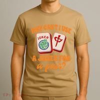 Mahjong Player Mahjong Lover Chinese Mahjong With Mah T-Shirt thumb 3