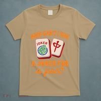 Mahjong Player Mahjong Lover Chinese Mahjong With Mah T-Shirt thumb 5