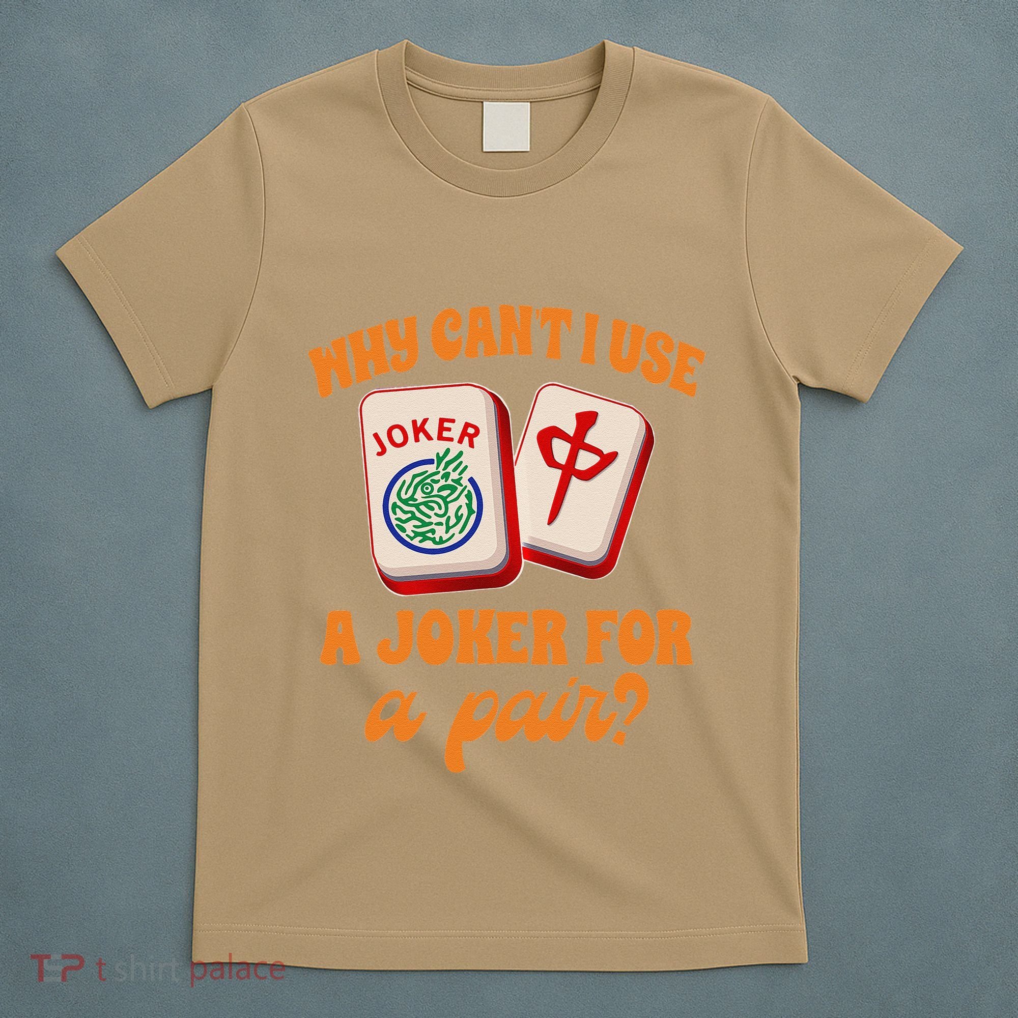 Mahjong Player Mahjong Lover Chinese Mahjong With Mah T-Shirt