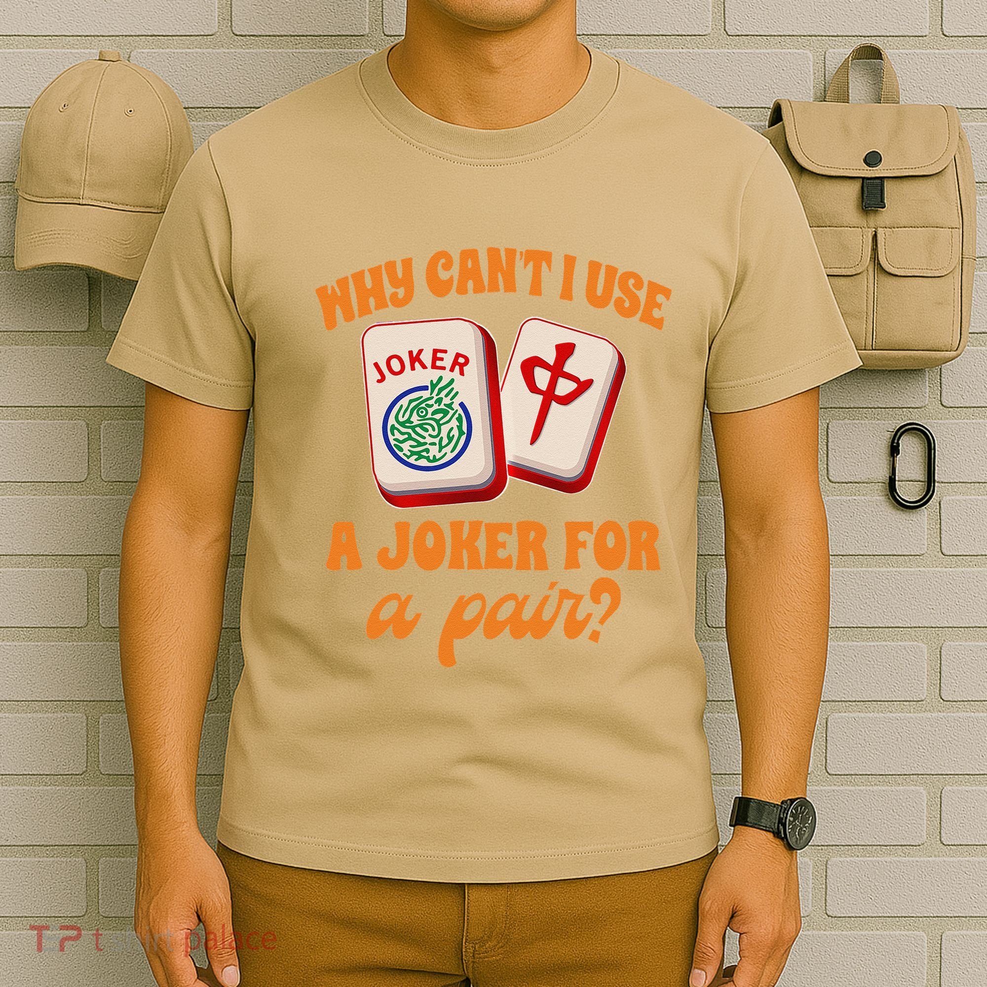 Mahjong Player Mahjong Lover Chinese Mahjong With Mah T-Shirt