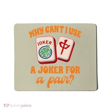 Mahjong Player Mahjong Lover Chinese Mahjong With Mah Mousepad