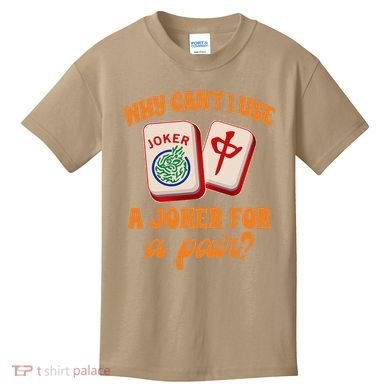 Mahjong Player Mahjong Lover Chinese Mahjong With Mah Kids T-Shirt