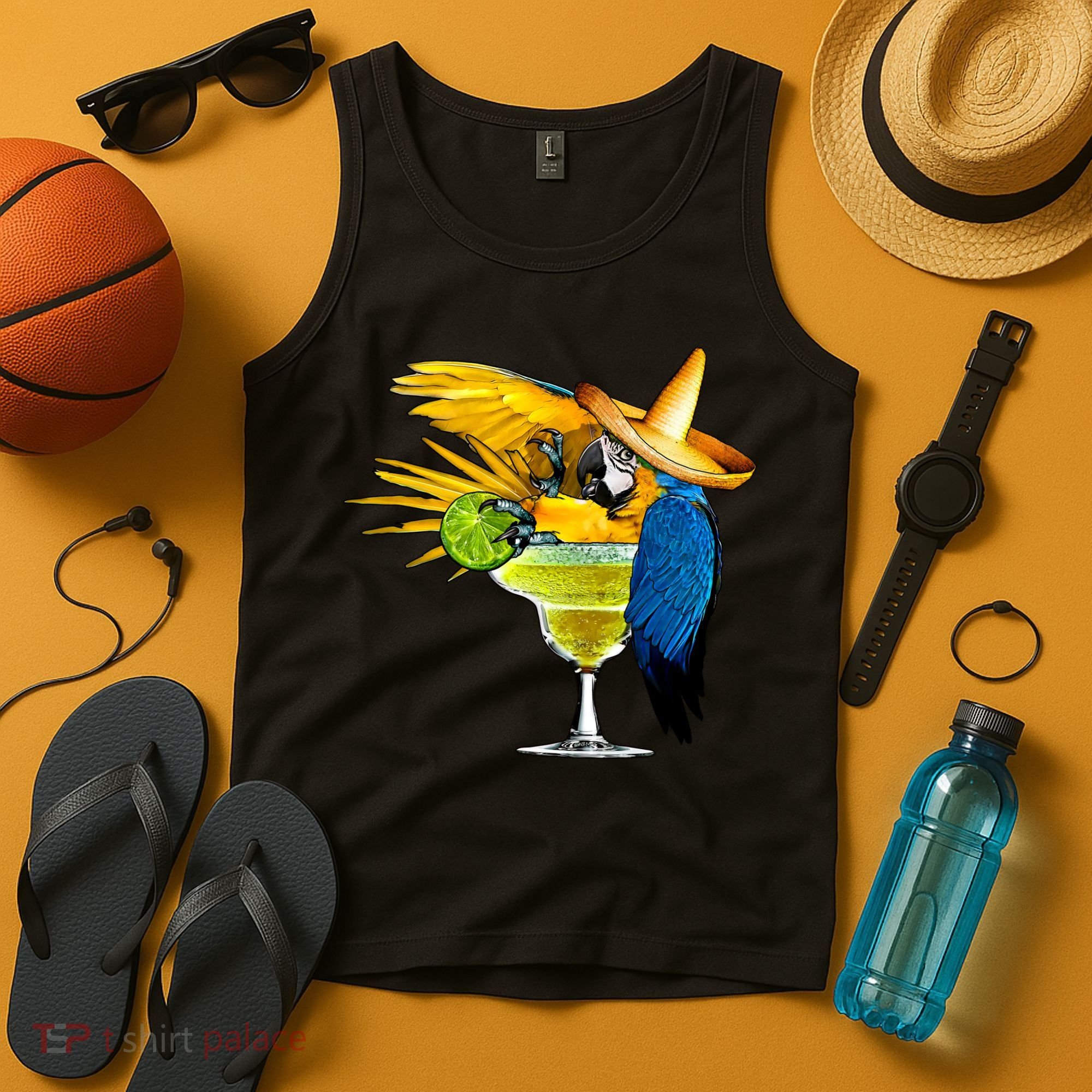 Margarita Parrot Tank Top