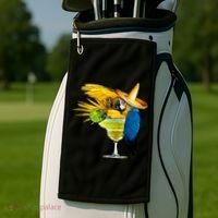 Margarita Parrot Golf Towel thumb 2