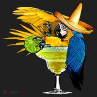 Margarita Parrot Golf Towel thumb 3