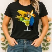 Margarita Parrot Women's T-Shirt thumb 2