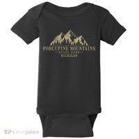 Michigan Porcupine Mountains State Park Baby Bodysuit thumb 0