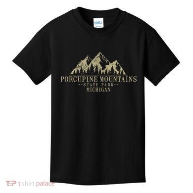 Michigan Porcupine Mountains State Park Kids T-Shirt