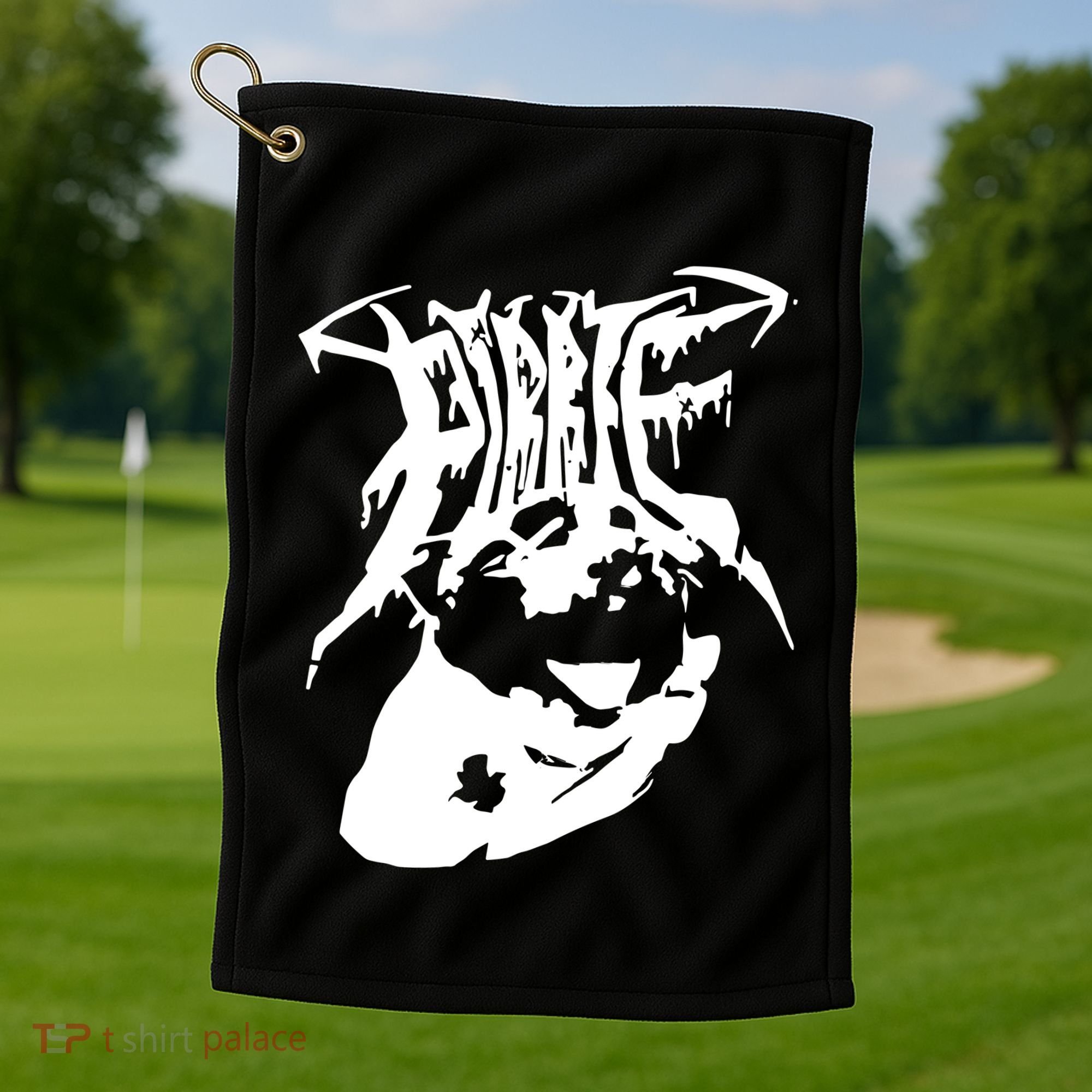 Metalhead Pibble Golf Towel