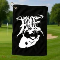 Metalhead Pibble Golf Towel thumb 1