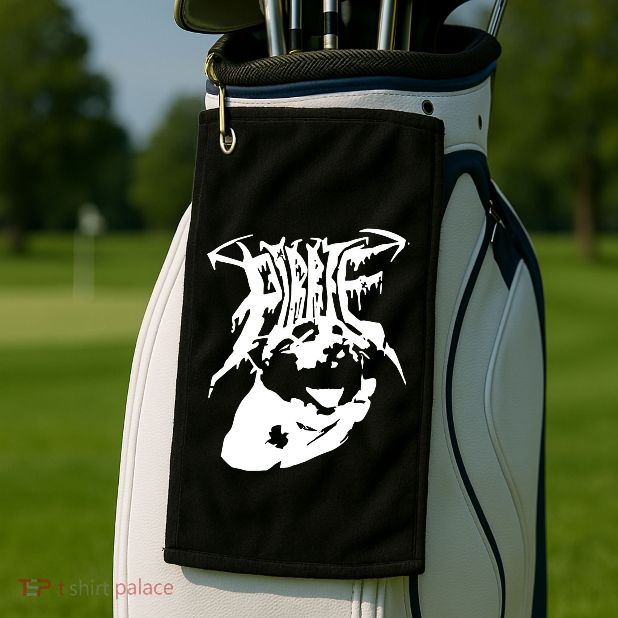 Metalhead Pibble Golf Towel