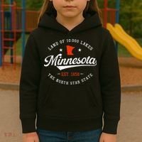 Minnesota Pride Minnesota Lover Love Minnesota Kids Hoodie thumb 3