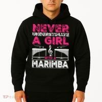 Marimba Player Never Underestimate A Girl With A Marimba Hoodie thumb 2