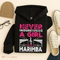 Marimba Player Never Underestimate A Girl With A Marimba Hoodie thumb 4