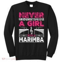 Marimba Player Never Underestimate A Girl With A Marimba Sweatshirt thumb 0