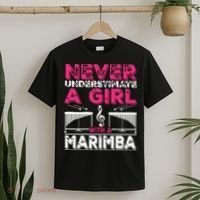 Marimba Player Never Underestimate A Girl With A Marimba T-Shirt thumb 2