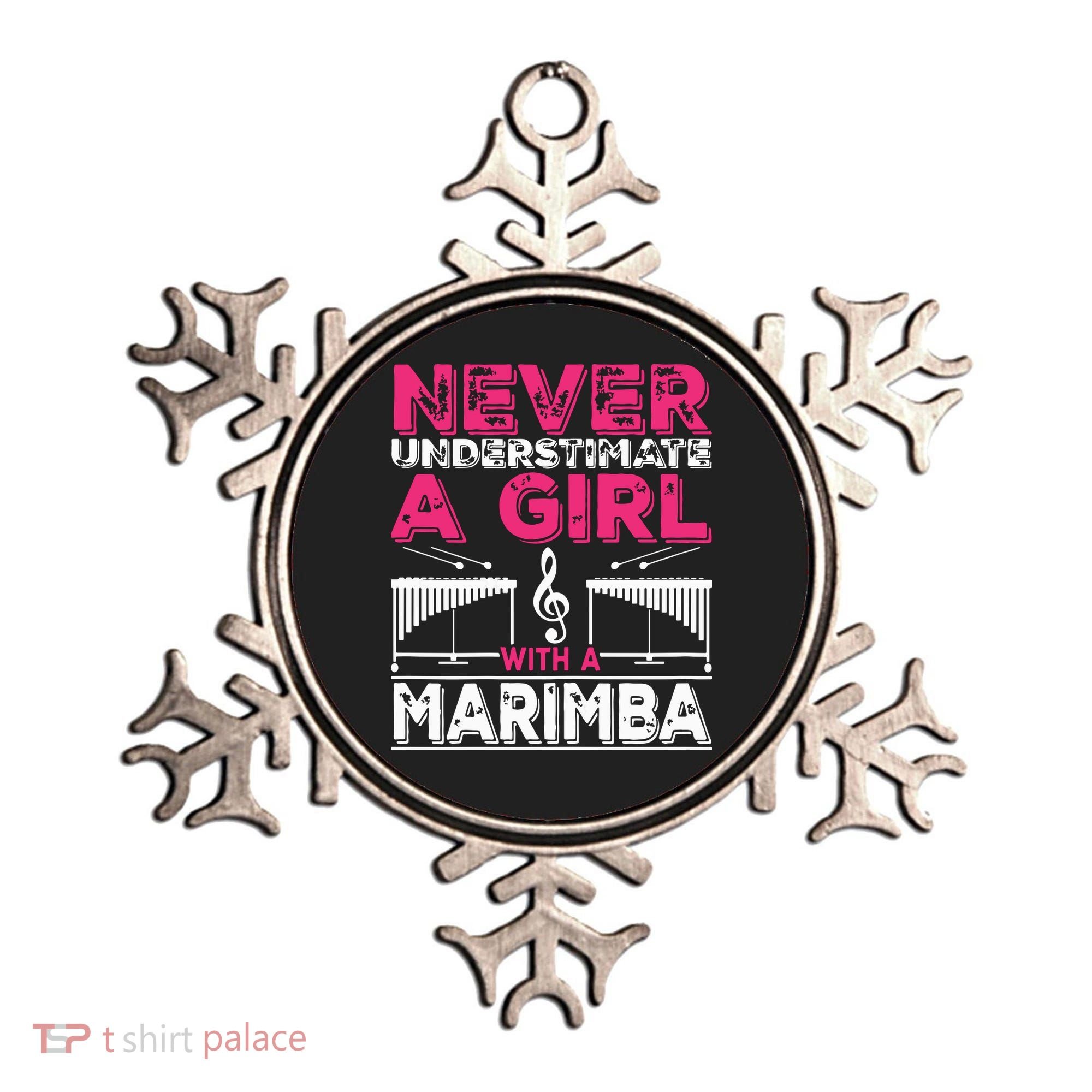 Marimba Player Never Underestimate A Girl With A Marimba Ornament