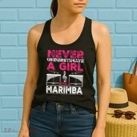 Marimba Player Never Underestimate A Girl With A Marimba Women's Tank Top thumb 2