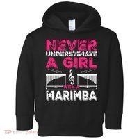 Marimba Player Never Underestimate A Girl With A Marimba Toddler Hoodie thumb 0