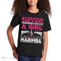 Marimba Player Never Underestimate A Girl With A Marimba Kids T-Shirt thumb 2