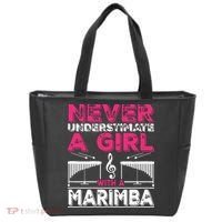 Marimba Player Never Underestimate A Girl With A Marimba Tote Bag thumb 0