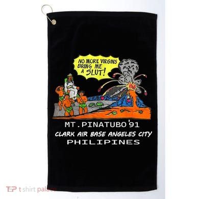 Mt Pinatubo No More Virgins Bring Me A Slut Golf Towel
