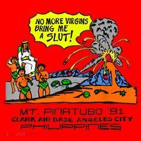 Mt Pinatubo No More Virgins Bring Me A Slut Santa Hat thumb 1