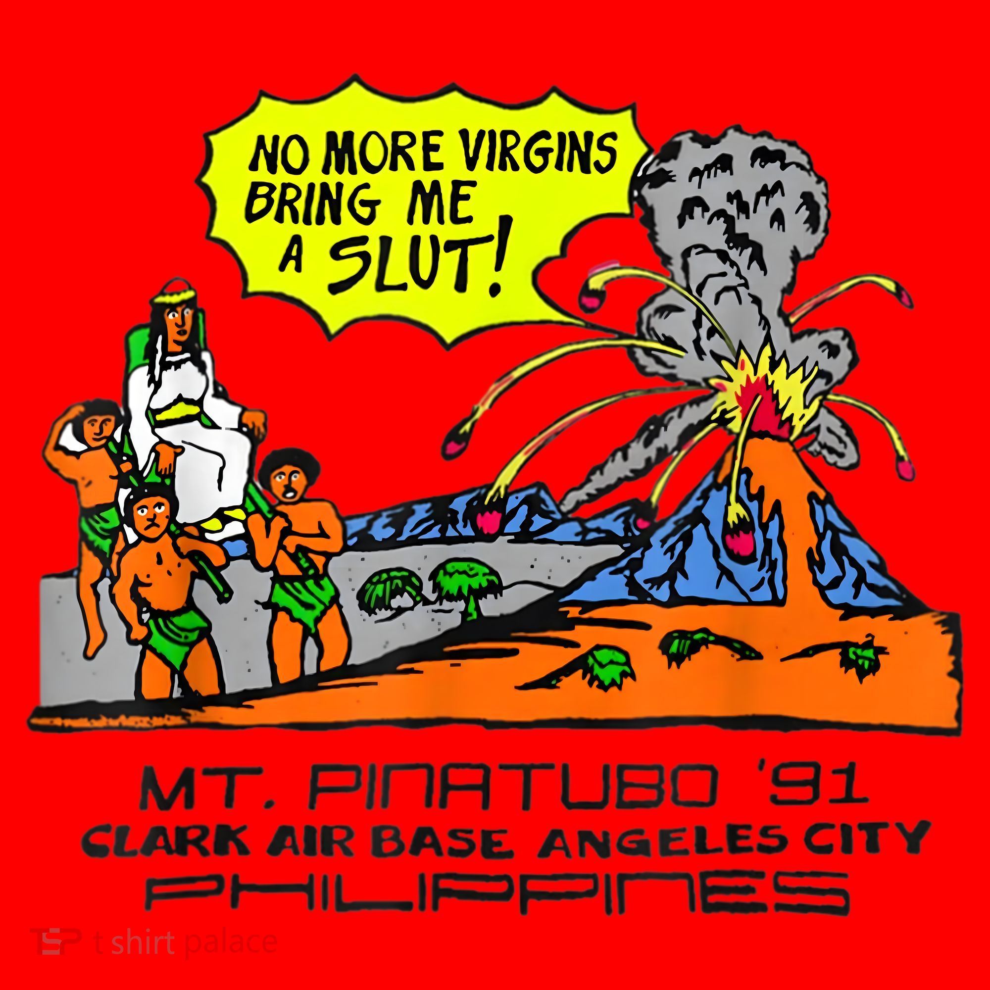 Mt Pinatubo No More Virgins Bring Me A Slut Santa Hat