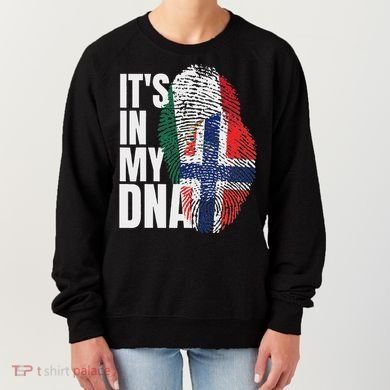 Mexican Plus Norwegian Mix Dna Heritage Flag Women's Sweatshirt
