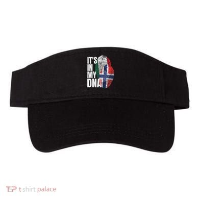 Mexican Plus Norwegian Mix Dna Heritage Flag Visor
