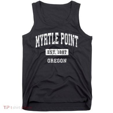 Myrtle Point Oregon Or Vintage Sports Established Tank Top