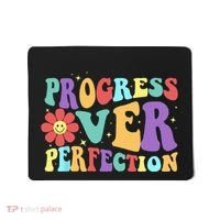 Motivational Progress Over Perfection Back To School Teacher Mousepad thumb 0