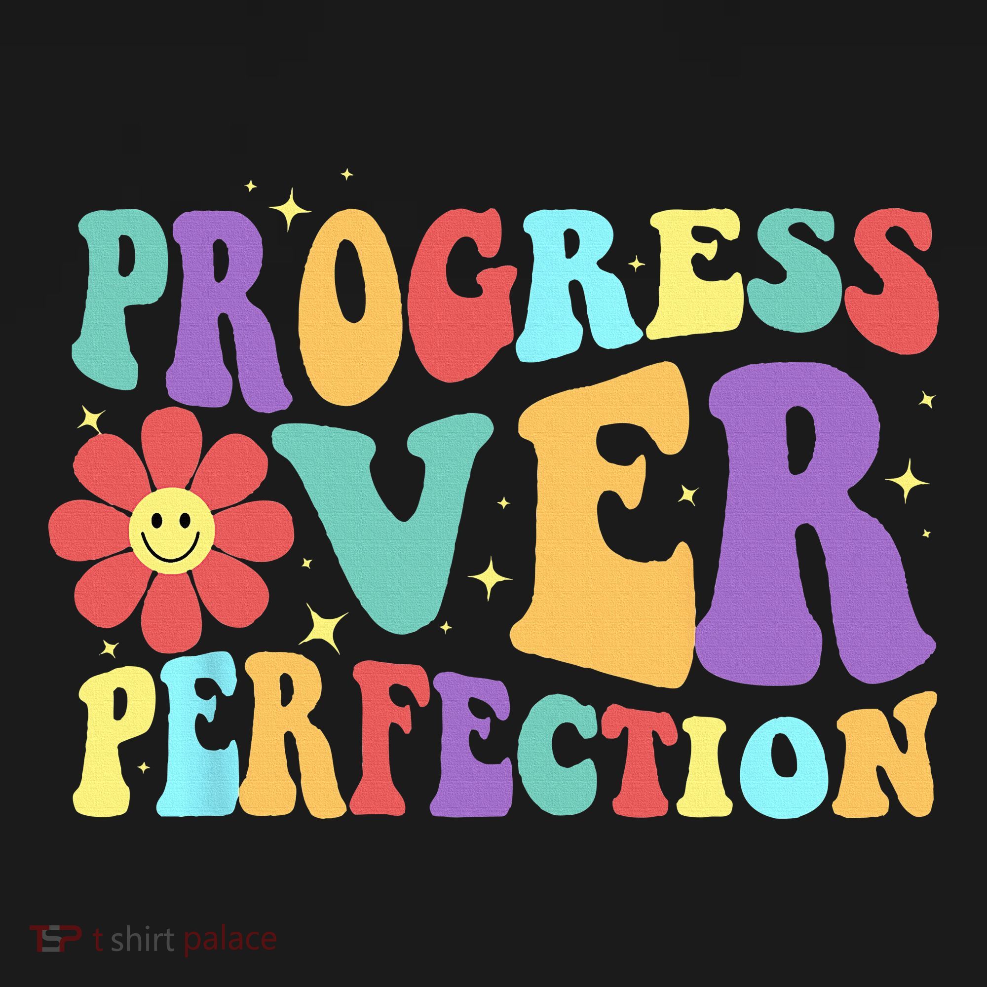 Motivational Progress Over Perfection Back To School Teacher Mousepad