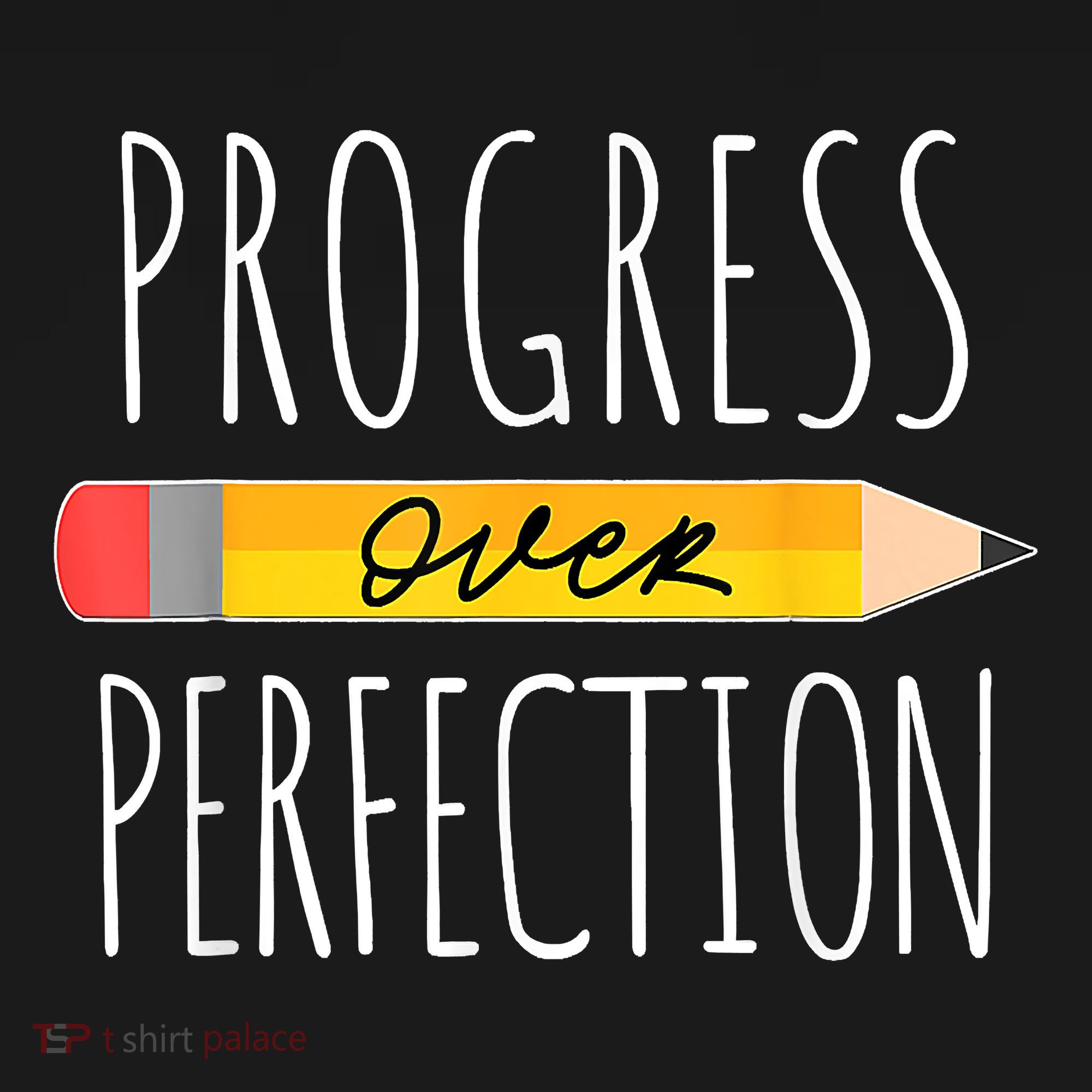 Motivational Progress Over Perfection Back To School Teacher Bucket Hat