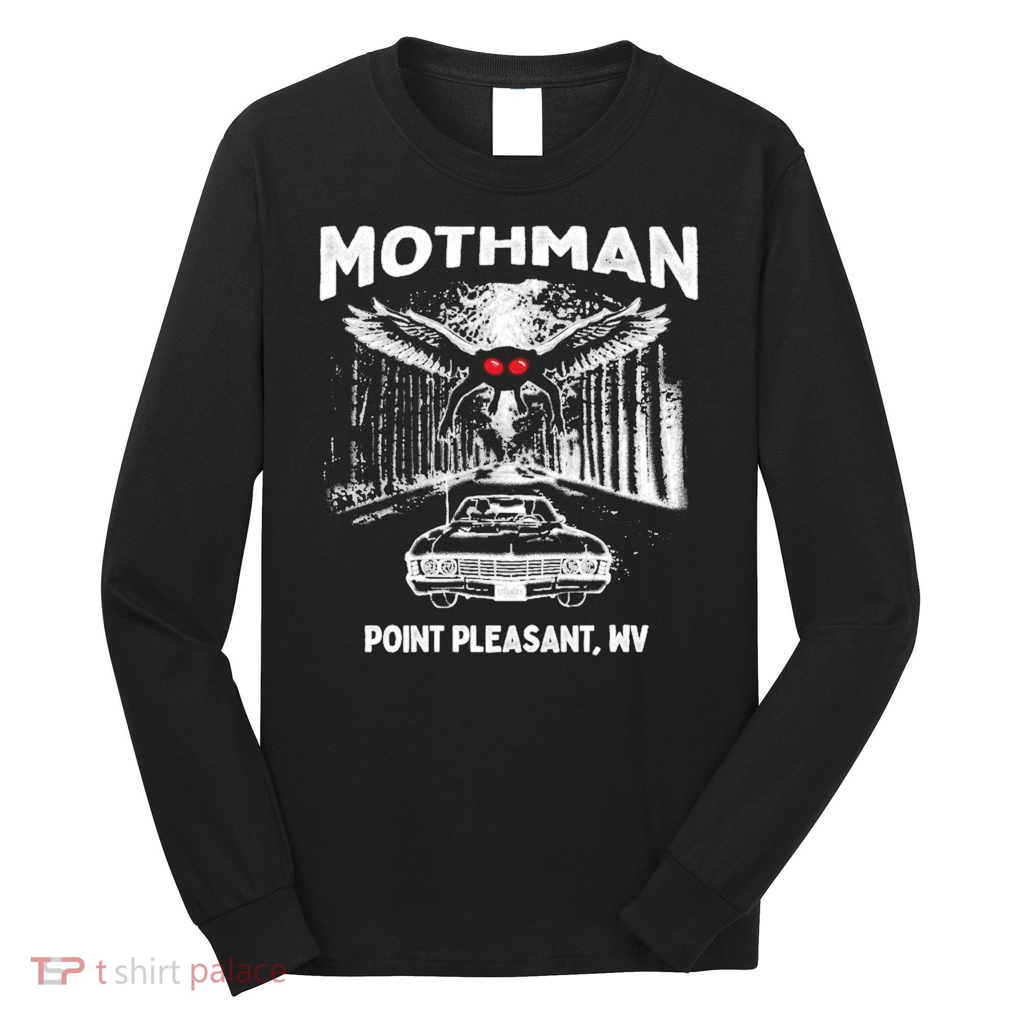 Mothman Point Pleasant WV Long Sleeve Shirt