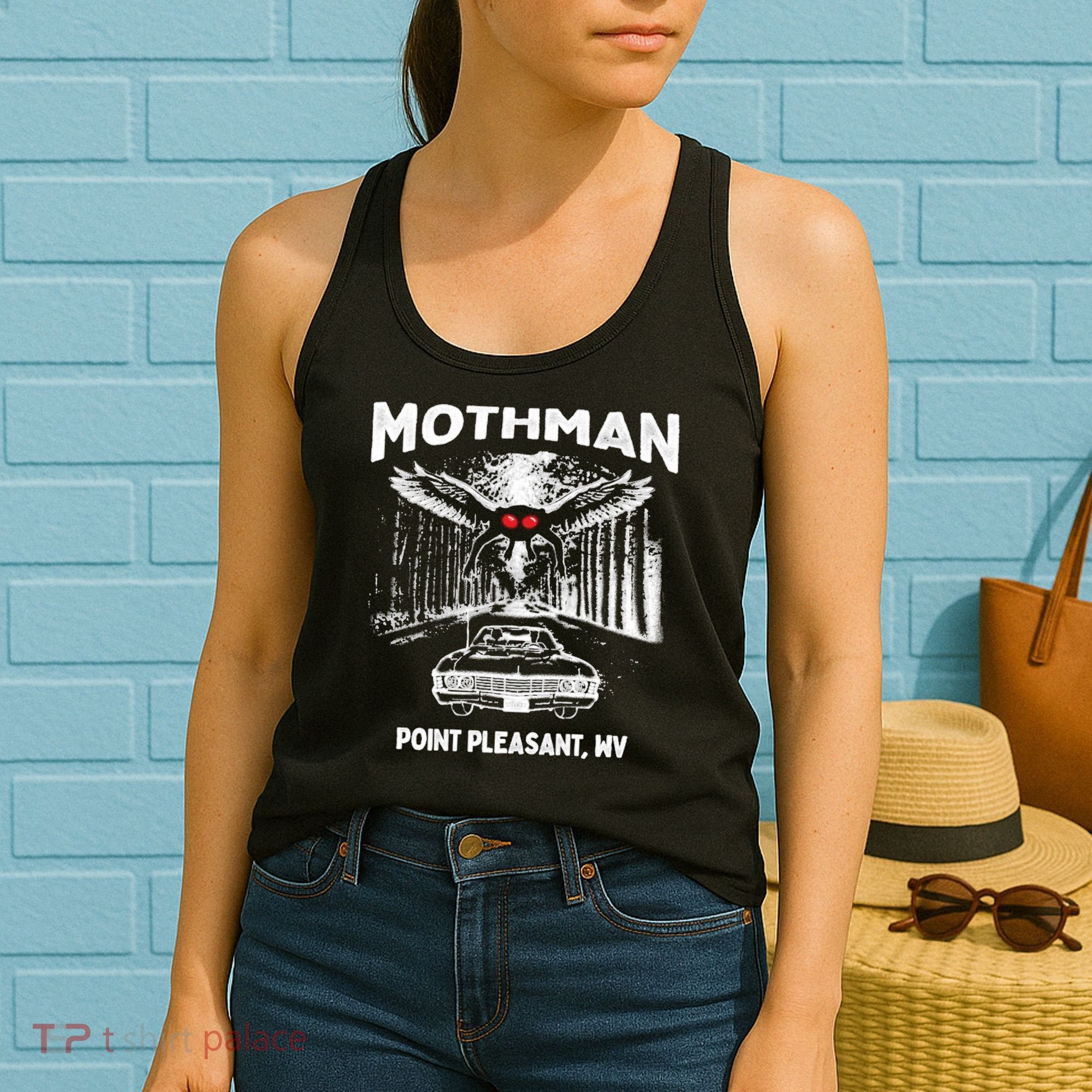 Mothman Point Pleasant WV Women's Tank Top