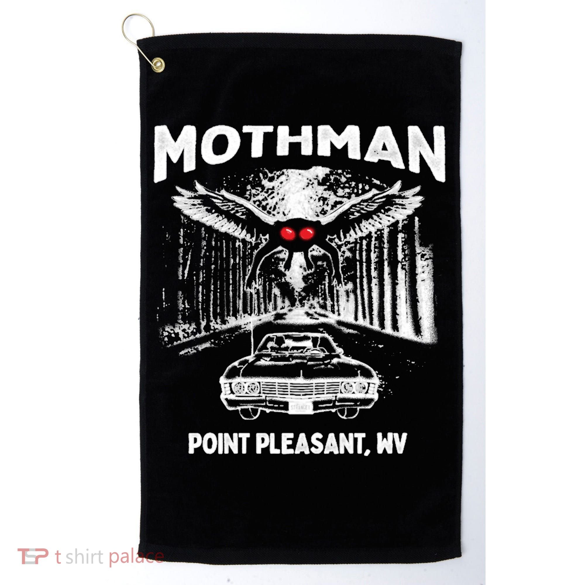 Mothman Point Pleasant WV Golf Towel
