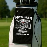 Mothman Point Pleasant WV Golf Towel thumb 2