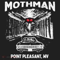 Mothman Point Pleasant WV Golf Towel thumb 3