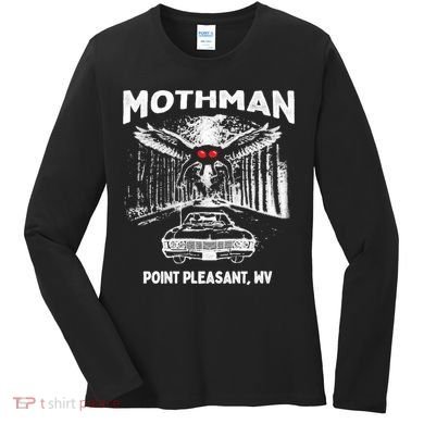 Mothman Point Pleasant WV Women's Long Sleeve Shirt
