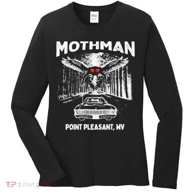 Mothman Point Pleasant WV Women's Long Sleeve Shirt