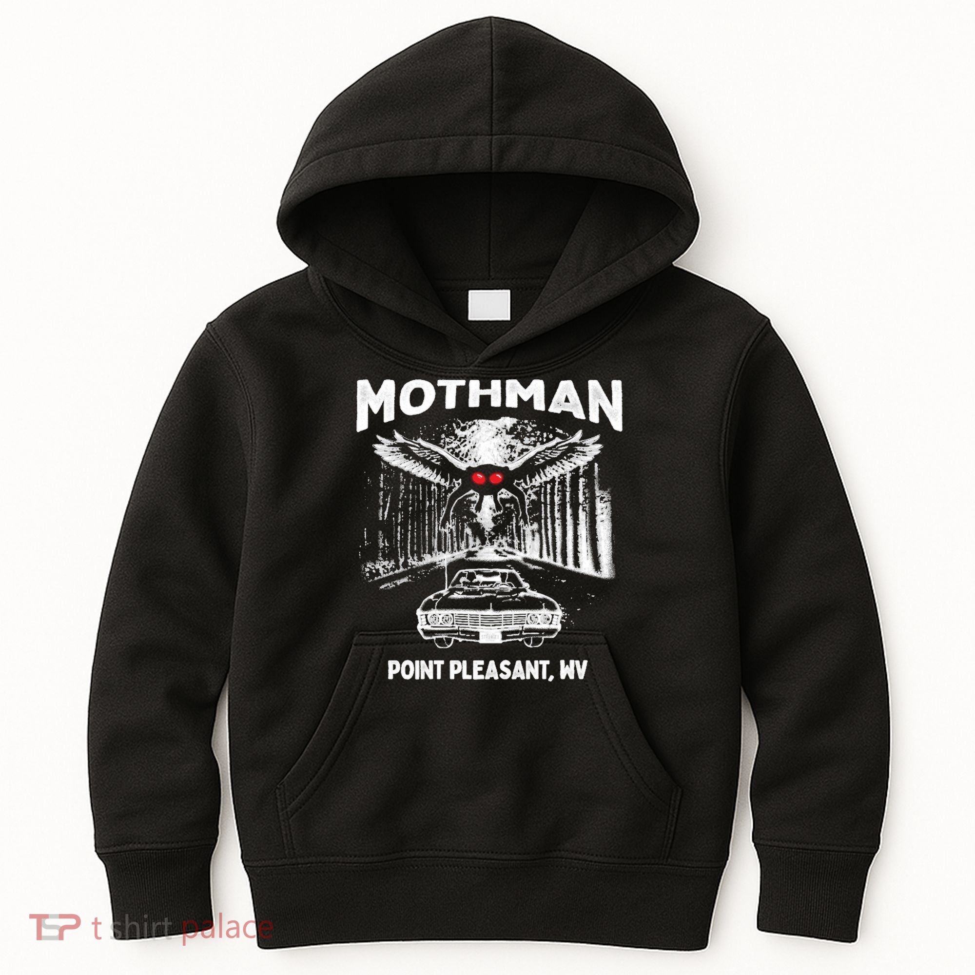 Mothman Point Pleasant WV Kids Hoodie