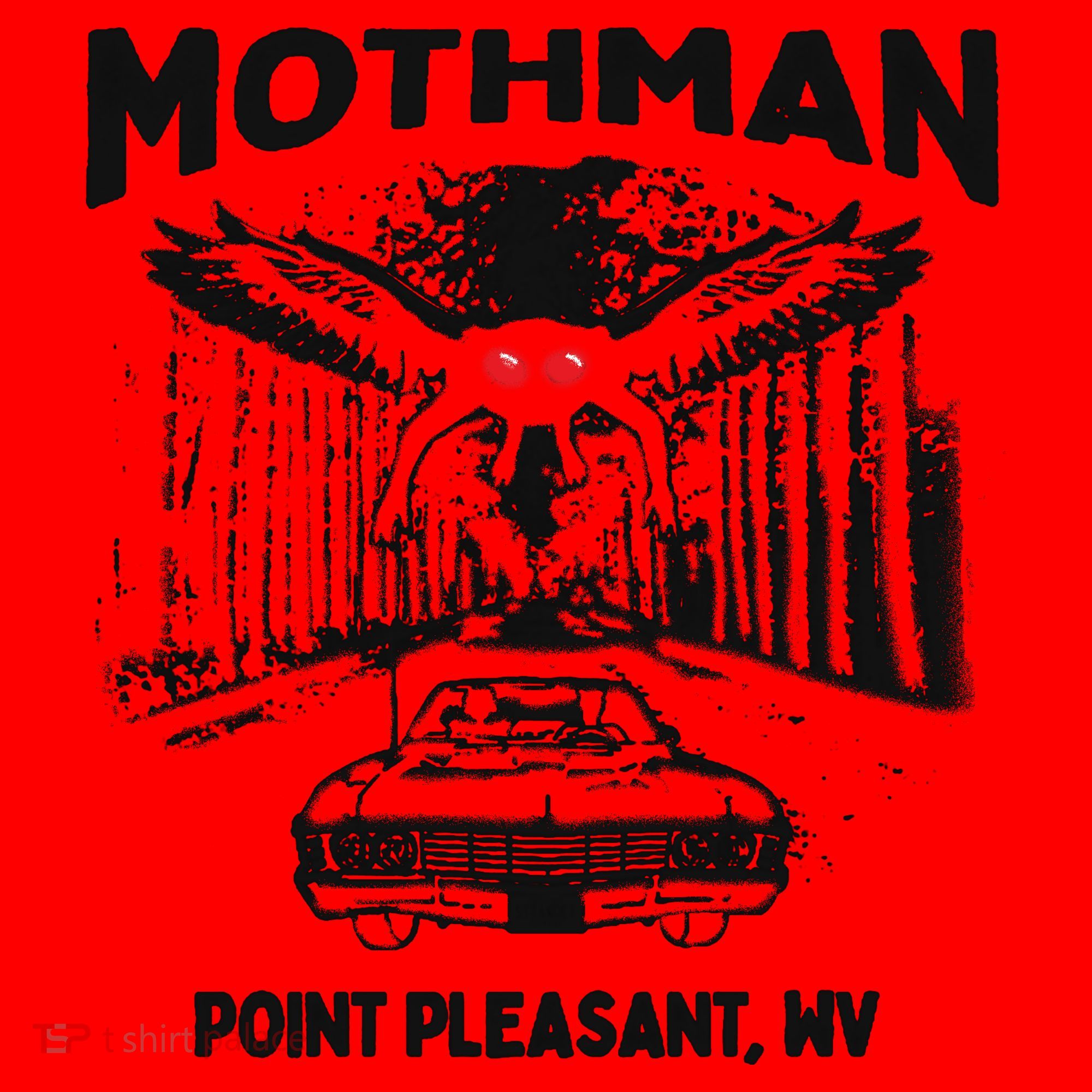 Mothman Point Pleasant WV Santa Hat