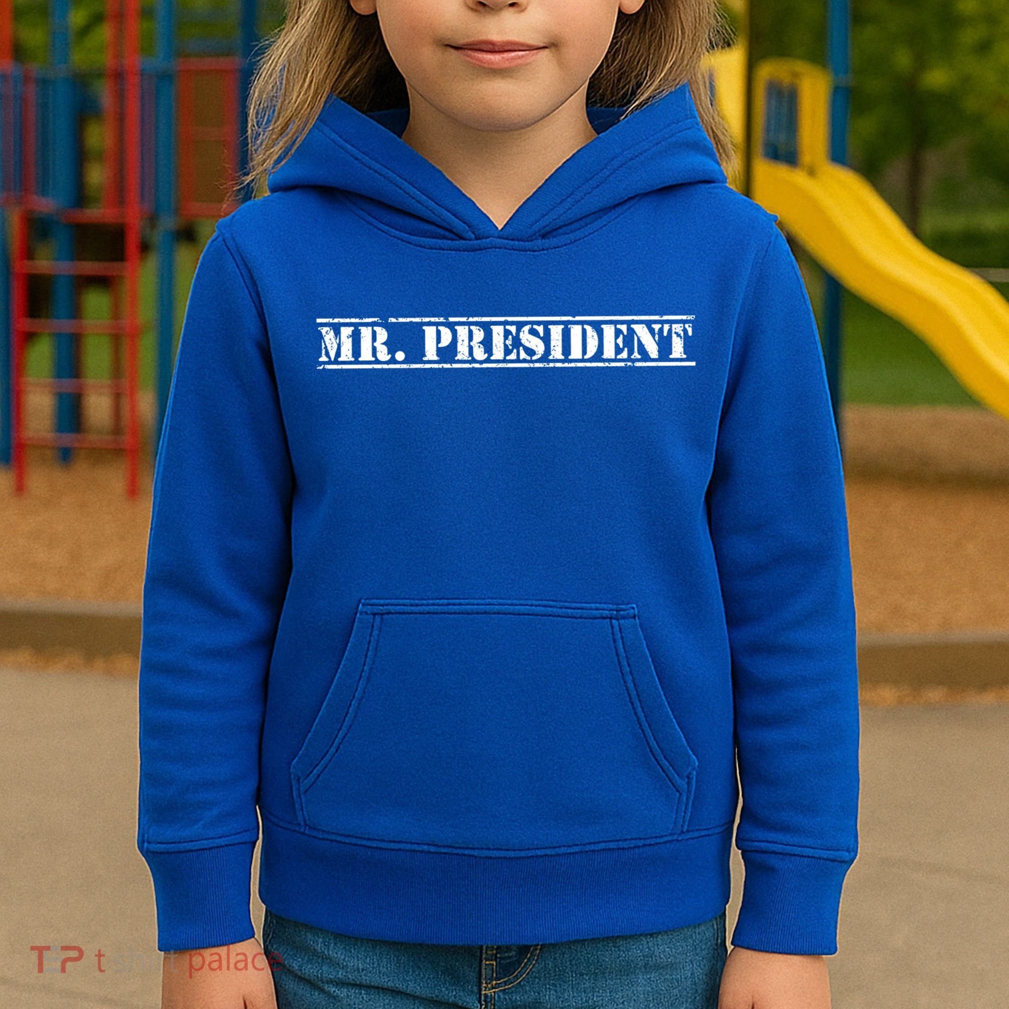 Mr President President Supporter For 4th Of July Gift Kids Hoodie