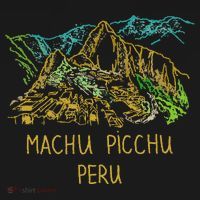 Machu Picchu Peru USA-Made Doggie Bandana thumb 2