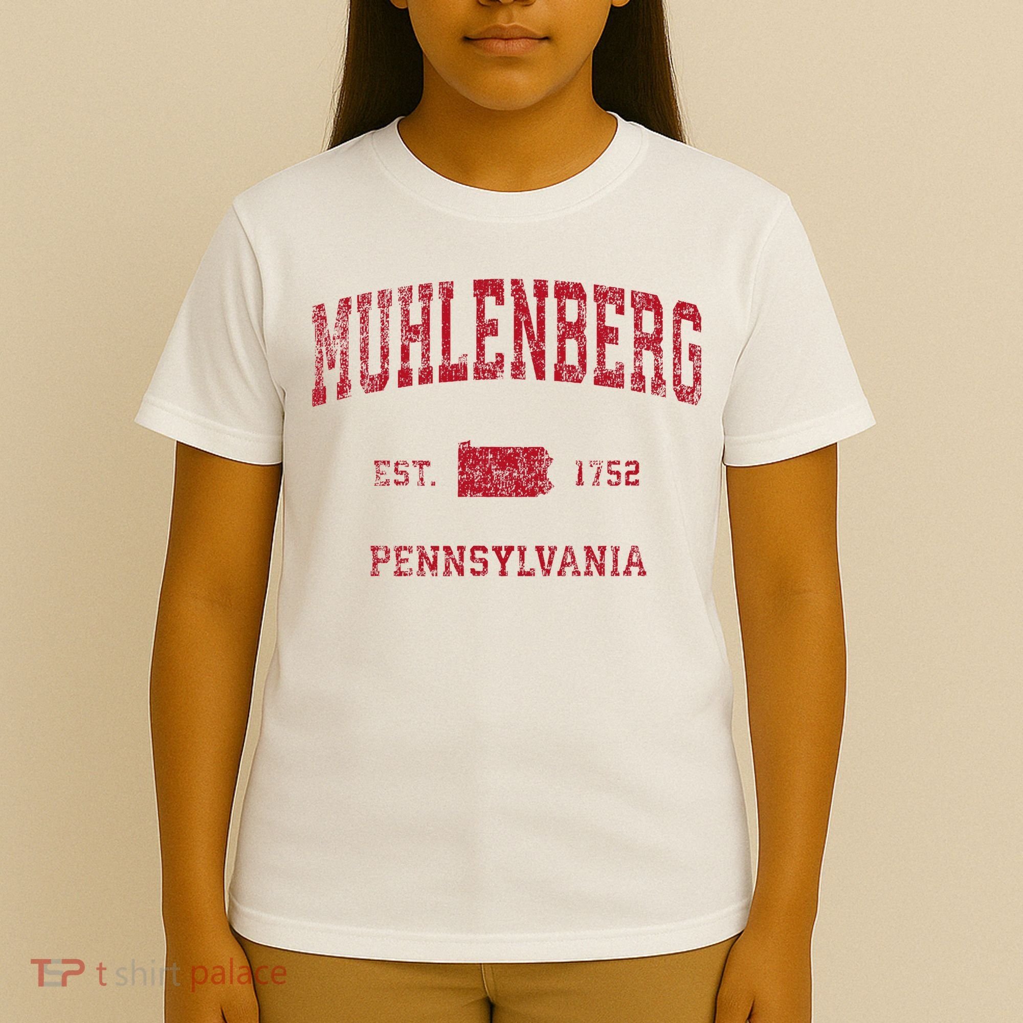 Muhlenberg Pennsylvania Pa Vintage Red T-Shirt