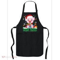 Merry Pigmas Pig Christmas Santa Hat Funny Xmas Light Farmer Apron thumb 0