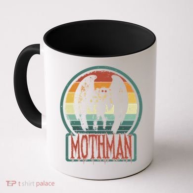 Moth Point Pleasant Retro Vintage Cryptid Cute Gift Coffee Mug